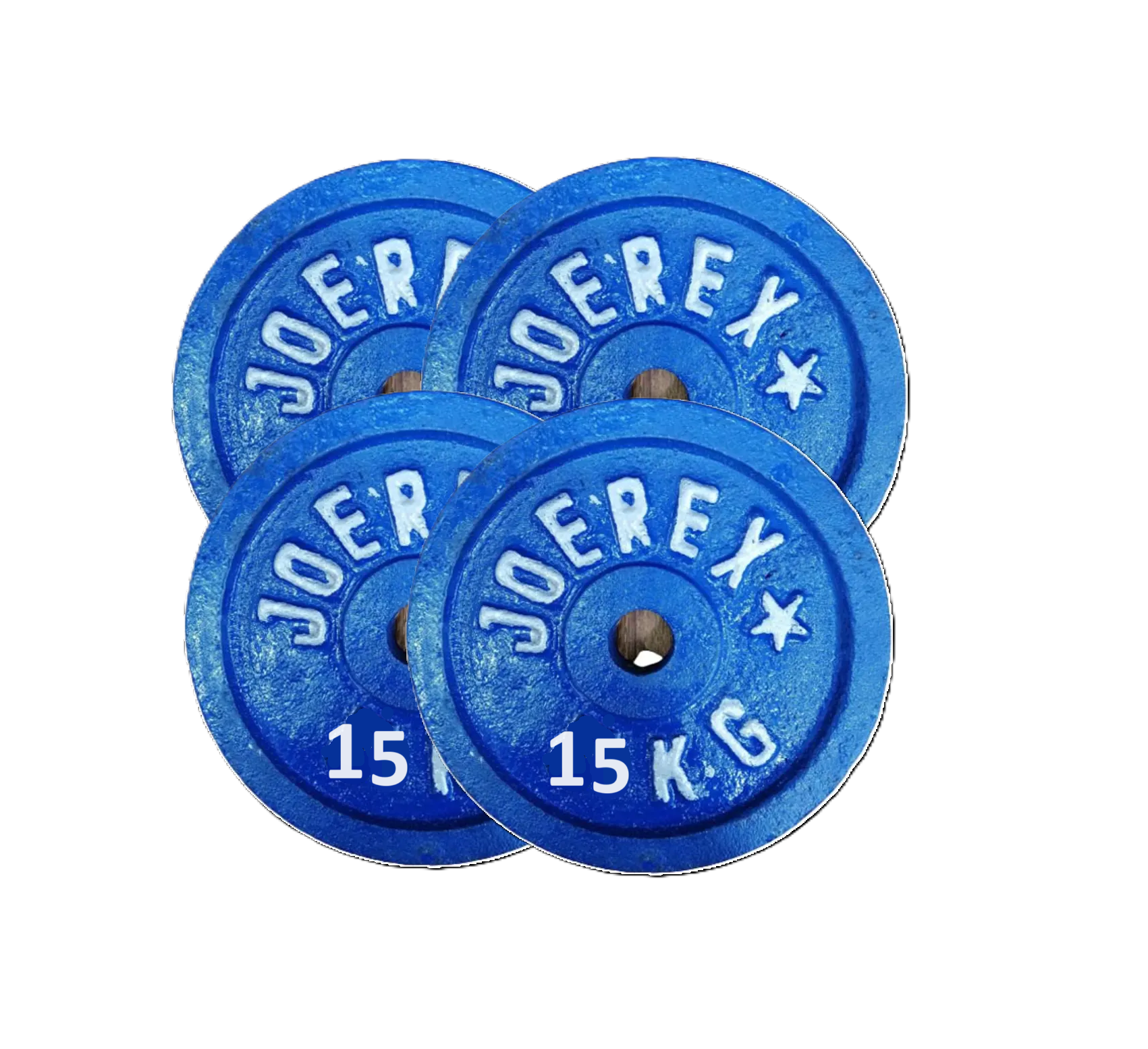 Picture of 15kg Dumbbell Plate 4 Pcs - Blue - Sports & Fitness
