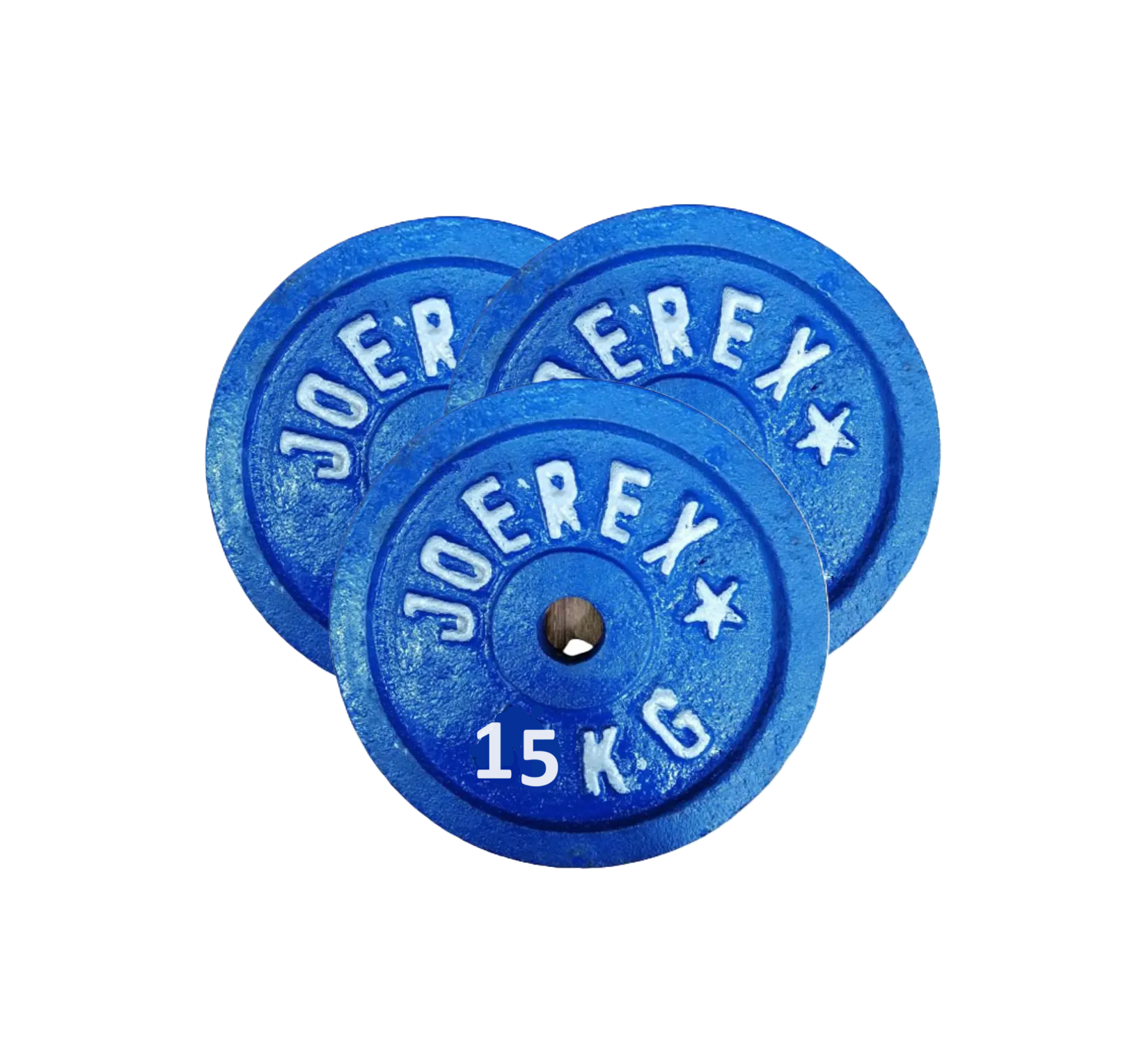 Picture of 15kg Dumbbell Plate 3 Pcs - Blue - Sports & Fitness