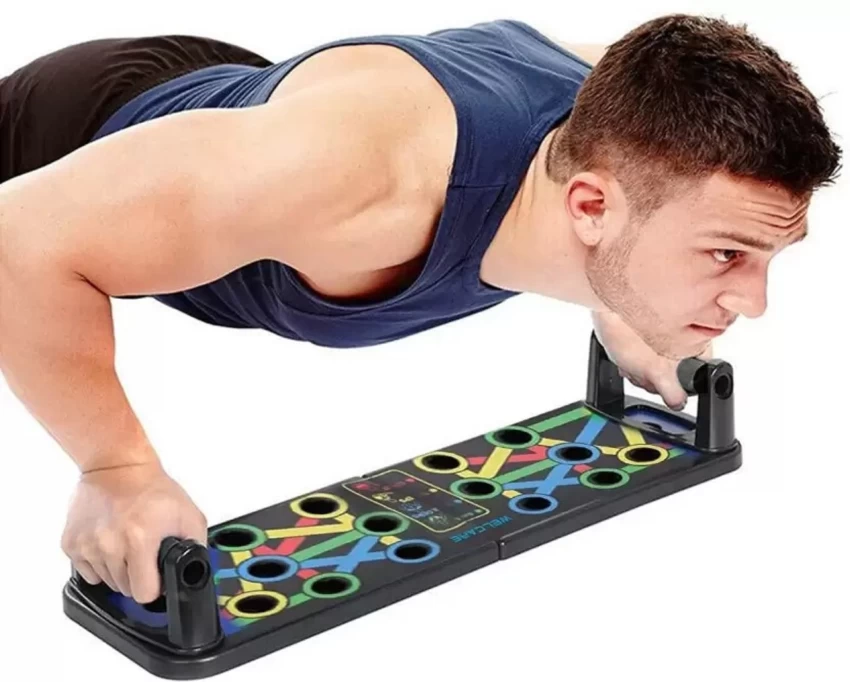 Picture of Adjustable Pushup Board 9 in 1 Foldable Multi Position Body Building Push Up Stands - Sports & Fitness