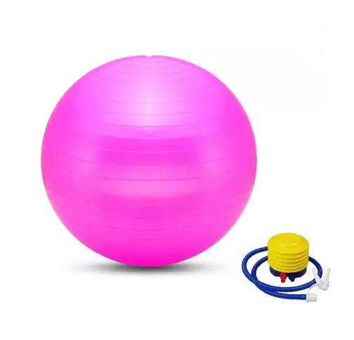 Picture of Chinese 75cm Plain Yoga Ball / Gym Ball with Pumper Multicolor - Sports & Fitness