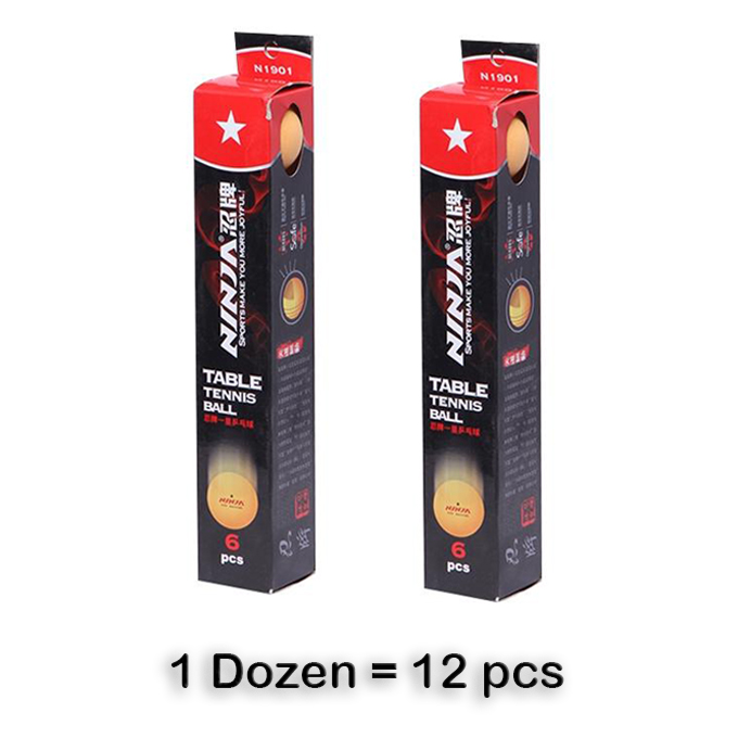 Picture of 12 pcs Table Tennis Ball - Ninja - N1901 - 1 star Ball - Sports & Fitness