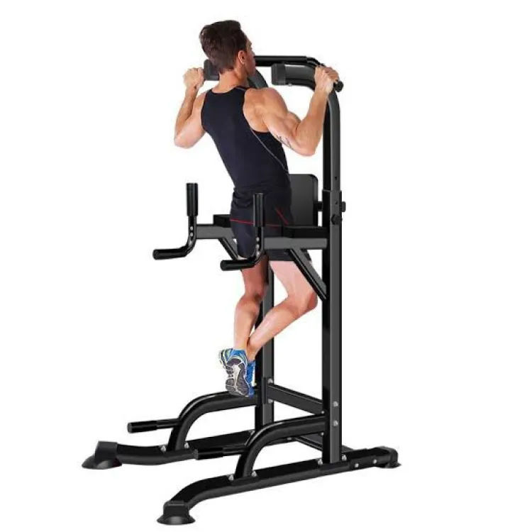 Picture of AB Tower Dip Station Power Tower & Chin Up Home Use Exercise - Sports & Fitness