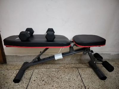 Picture of Yoleo Adjustable Weight Bench , Folding Training Bench, Fitness Bench, Incline Bench Press Bench for Full Body Workout - Sports & Fitness