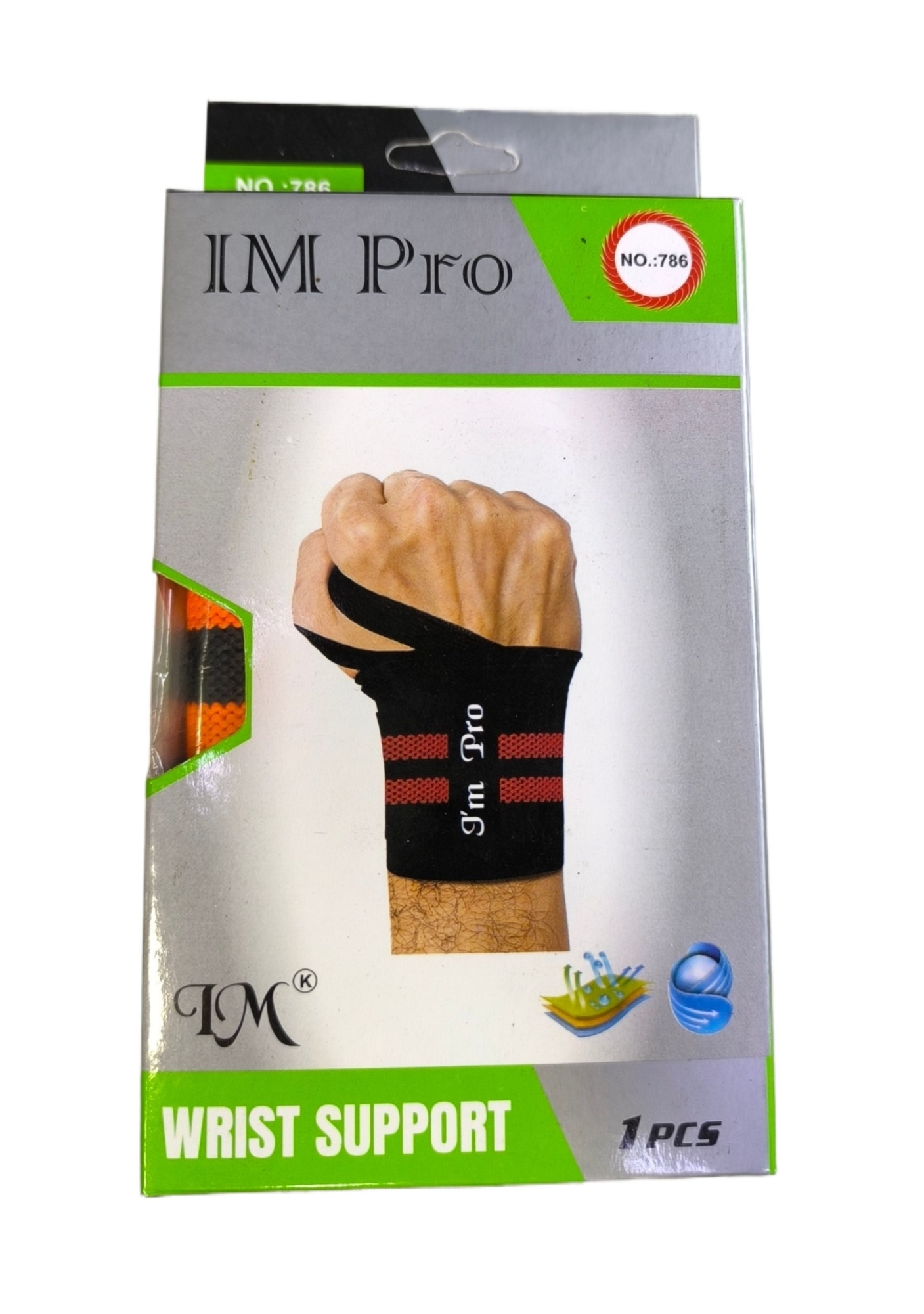 Picture of 1pcs Thick Gym Hand Wrist Band IM Pro - Sports & Fitness