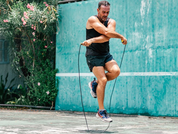 Picture of Ninja Jump Rope / Skipping Rope Blue Color - Sports & Fitness