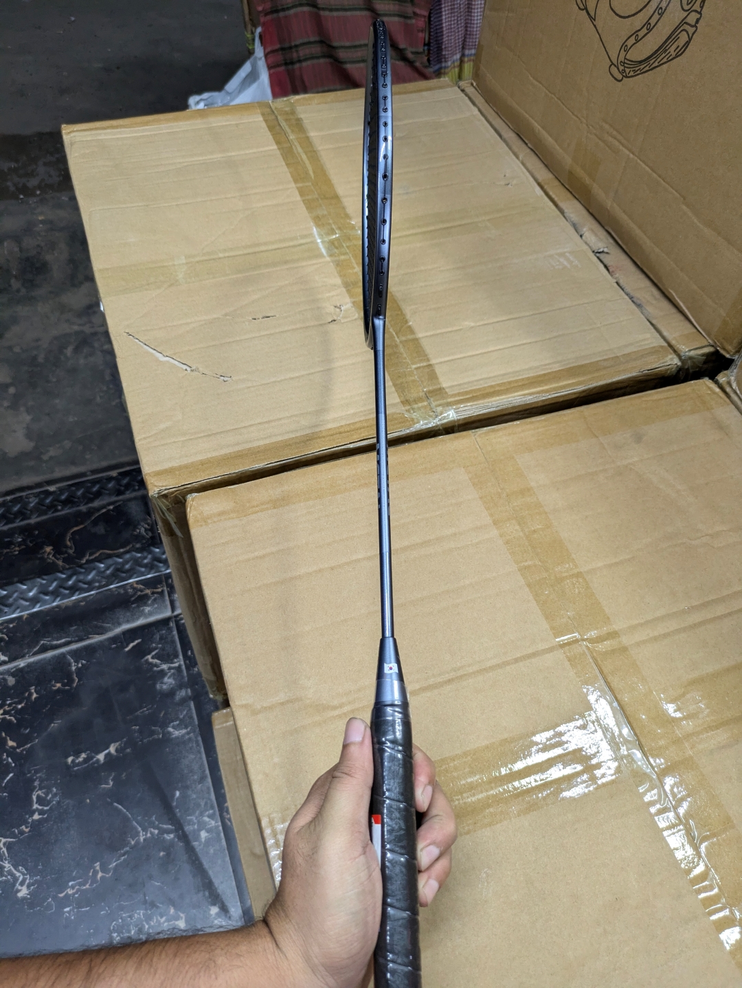 Picture of Maxbolt Metal Badminton Racket with String - Sports & Fitness