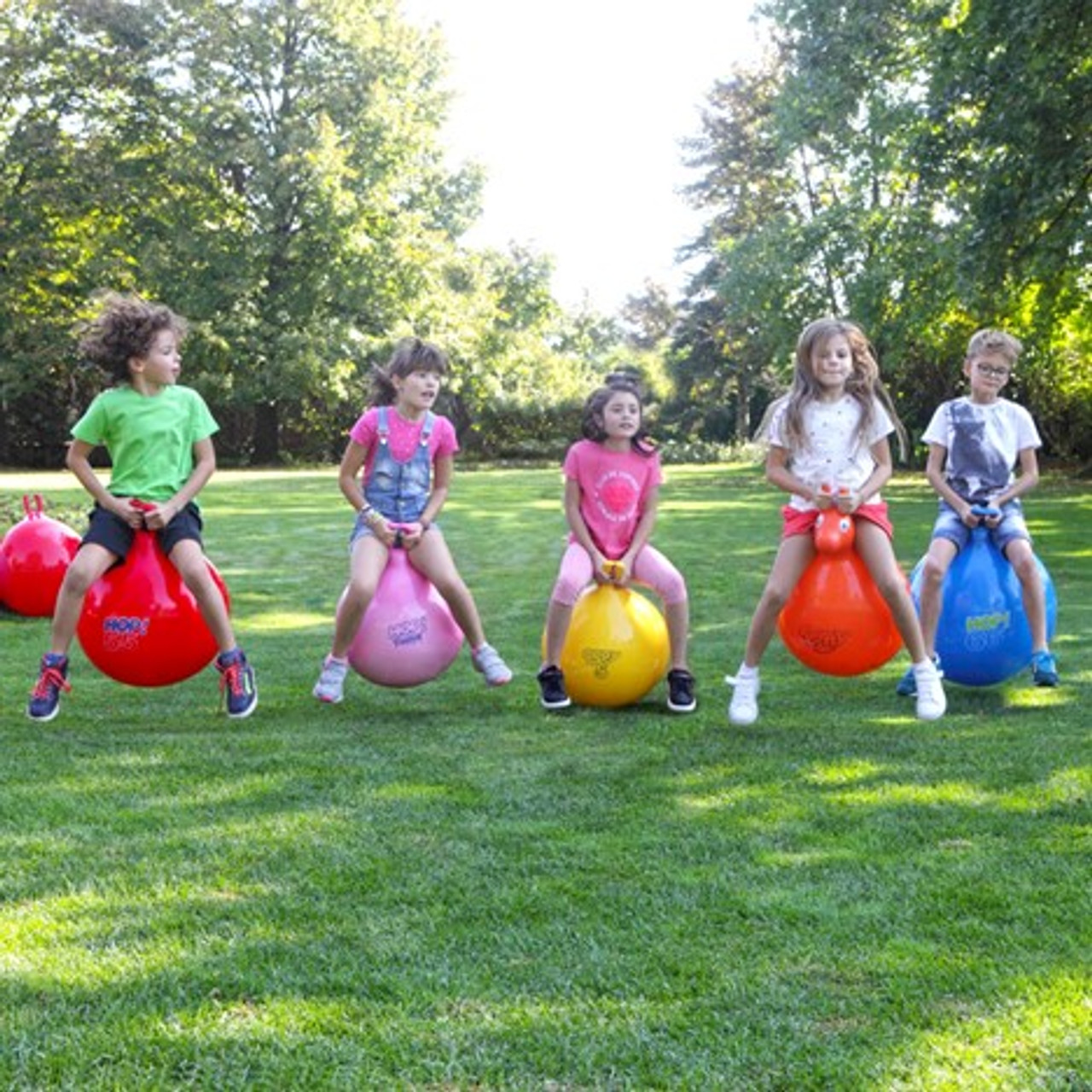 Picture of Kids Jumping Hop Ball 55 cm 1pcs - Multicolor - Sports & Fitness