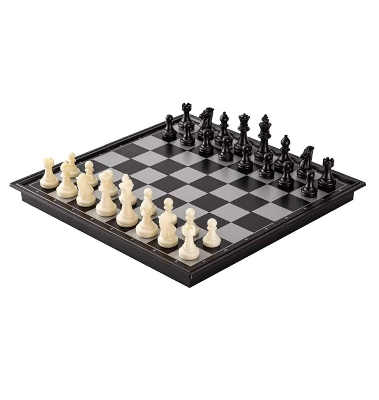 Picture of Magnetic Black & White Chess Board 9.5 Inch Premium Quality - Sports & Fitness