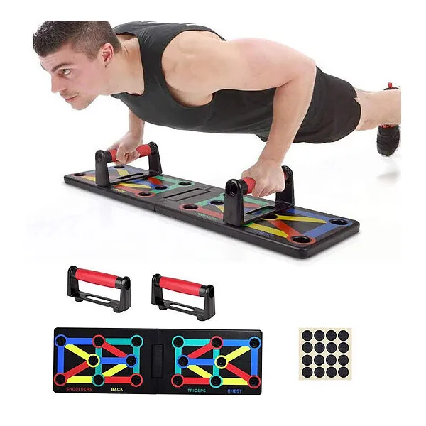 Picture of Adjustable Pushup Board 9 in 1 Foldable Multi Position Body Building Push Up Stands - Sports & Fitness