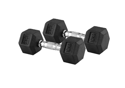 Picture of 10kg Hex Dumbbell - 1 Pair