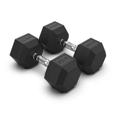 Picture of 17.5kg Hex Dumbbell - 1 Pair