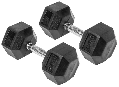 Picture of 20kg Hex Dumbbell - 1 Pair