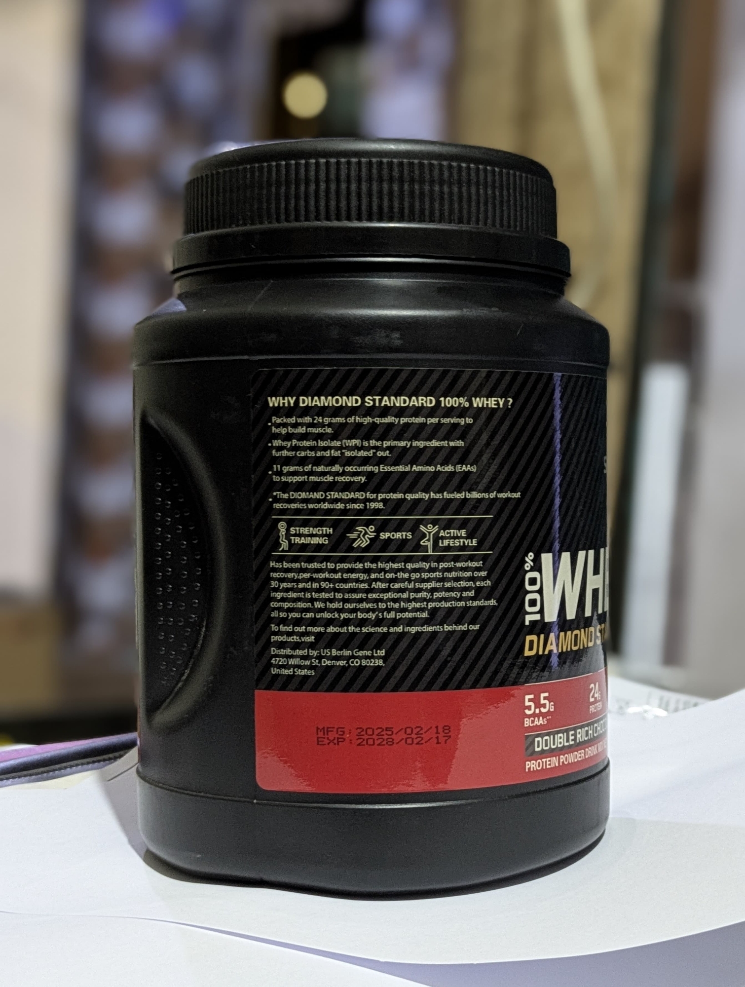 Picture of 100% Premium Quality Whey Protein Diamond Standard - Sports & Fitness