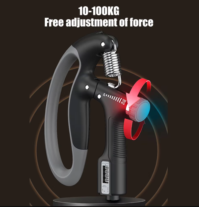 Picture of Adjustable Heavy Counting Grips 10-100Kg (BLACK) - Sports & Fitness