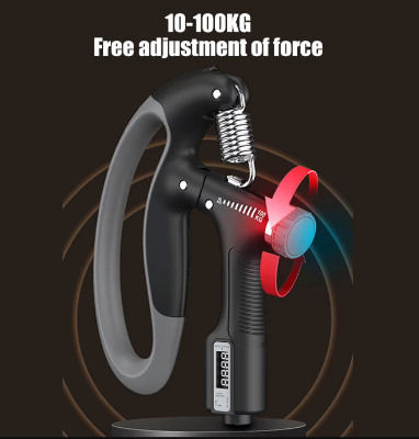 Picture of Adjustable Heavy Counting Grips 10-100Kg (BLACK) - Sports & Fitness