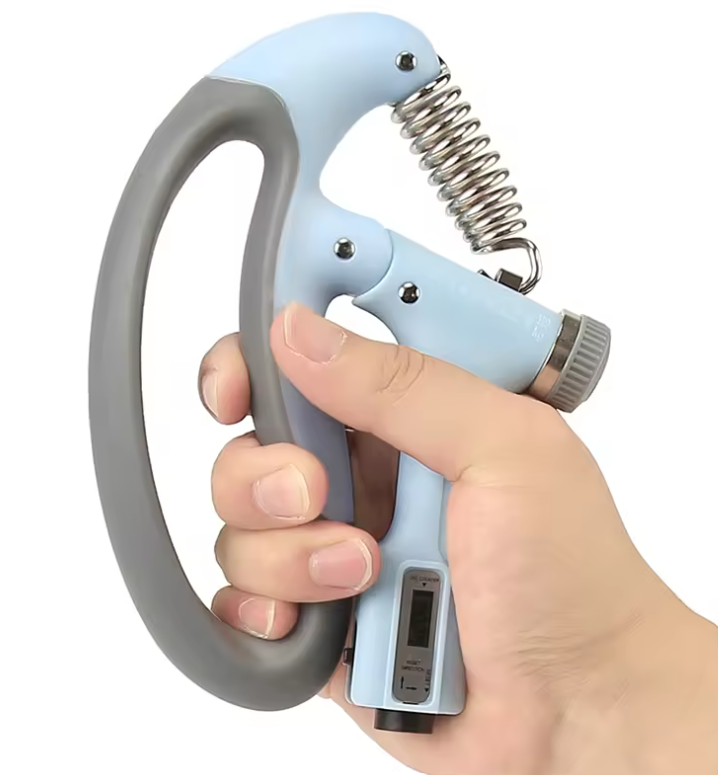 Picture of Adjustable Heavy Counting Grips 10-100Kg (Light Blue) - Sports & Fitness