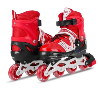 Picture of Inline roller skates shoes 1 Pair (38-41)- Red Color - Sports & Fitness