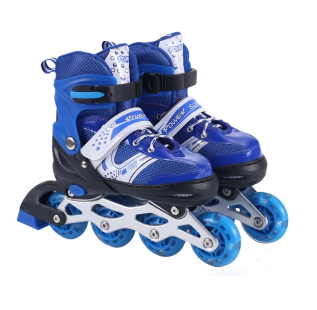 Picture of Inline roller skates shoes 1 Pair (30-33)- Blue Color - Sports & Fitness