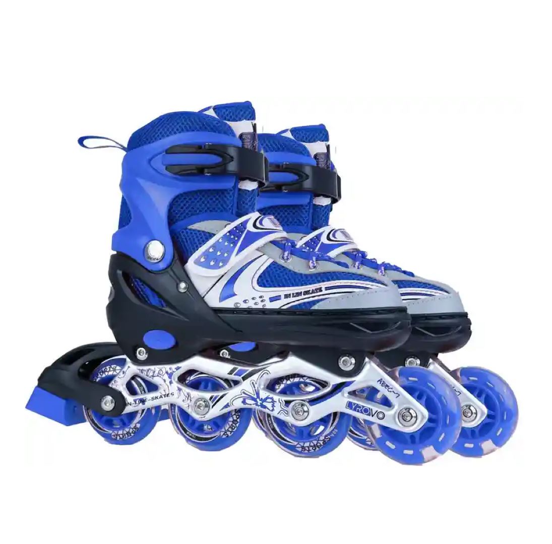 Picture of Inline roller skates shoes 1 Pair (30-33)- Blue Color - Sports & Fitness