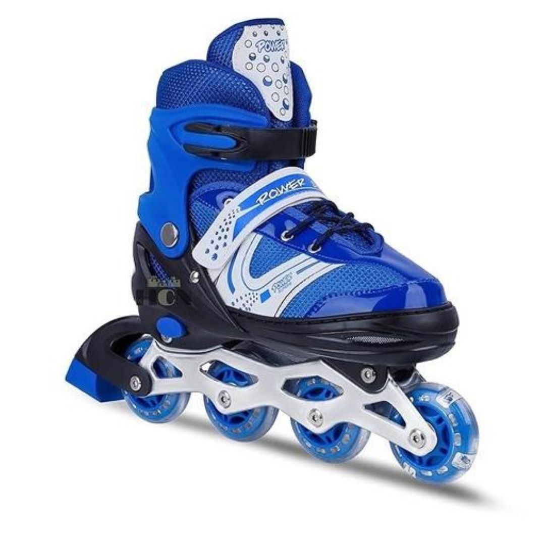 Picture of Inline roller skates shoes 1 Pair (30-33)- Blue Color - Sports & Fitness