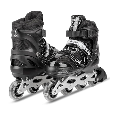 Picture of Inline roller skates shoes 1 Pair (38-41)- Black Color - Sports & Fitness