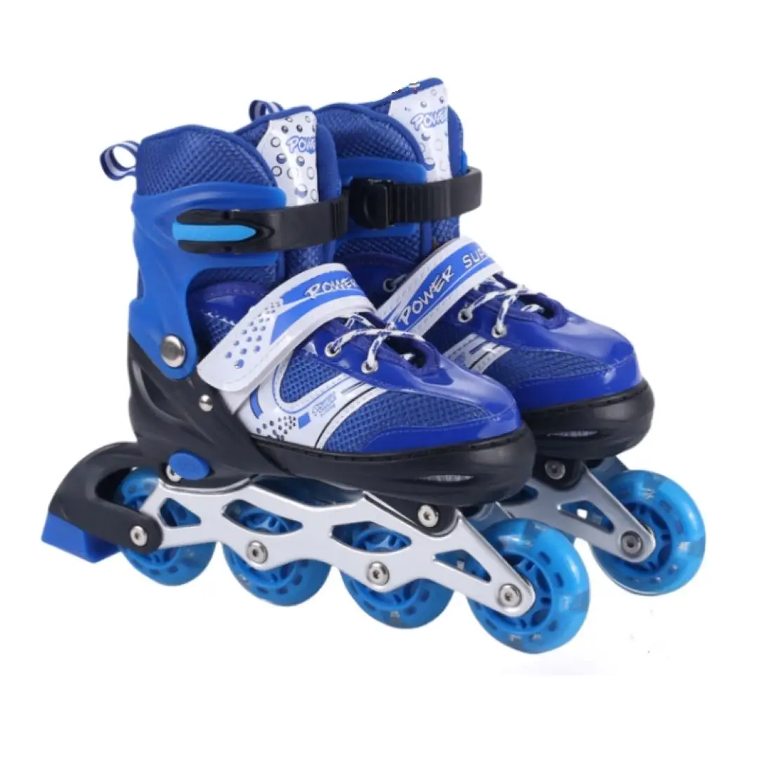 Picture of Inline roller skates shoes 1 Pair (34-37)- Blue Color - Sports & Fitness