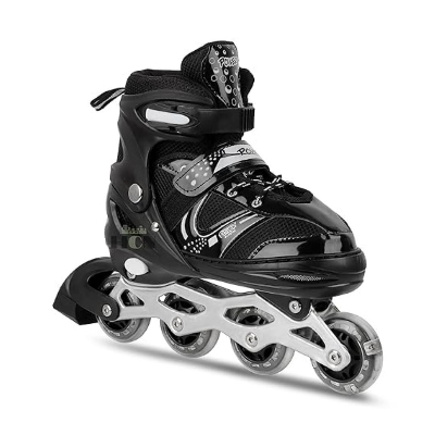 Picture of Inline roller skates shoes 1 Pair (34-37)- Black Color - Sports & Fitness