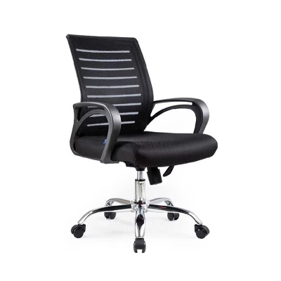 Picture of 9K Revolving chair CW-EC-02SS (9k SS Base Black Chair)
