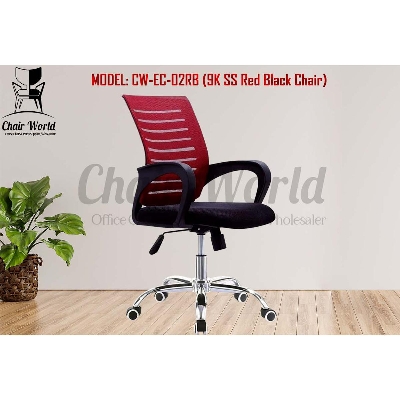 Picture of 9K Revolving Chair RB Cw-Ec-02Rb (9K Ss Red Black Chair) - Chair