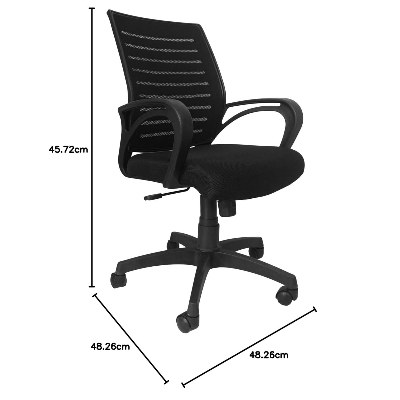 Picture of Office 9K Plastic Base Revolving Chair (CW-EC-02P)