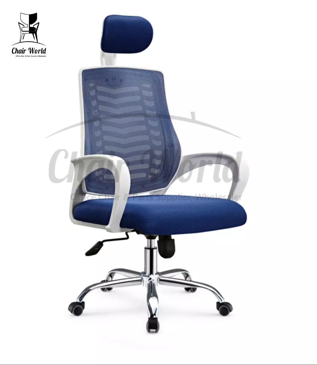 Picture of White V-Mesh Classic Office Chair CW-EC-05WB