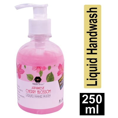 Picture of Spark bliss Japanese Cherry Blossom liquid hand wash Surfactant Based hand wash -250ml