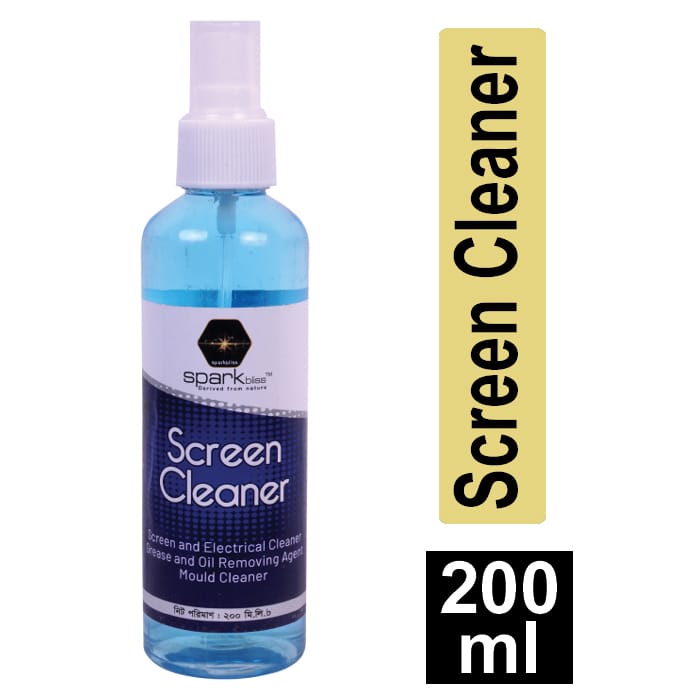 Picture of Spark Bliss Screen Cleaner Spray for LED & LCD TV, Computer Monitor, Laptop,sunglass,smart watch Any Mobile Screens-200 ml.