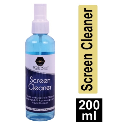 Picture of Spark Bliss Screen Cleaner Spray for LED & LCD TV, Computer Monitor, Laptop,sunglass,smart watch Any Mobile Screens-200 ml.