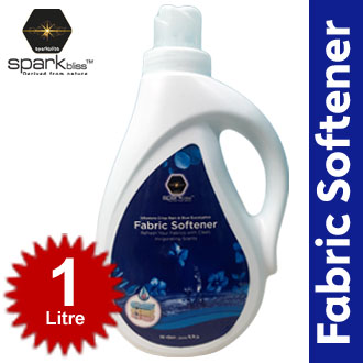 Picture of Sparkbliss Liquid Softener Natural Blue Brightener Fabric Conditioner & Long lasting Fragrance Orchid Extract- 1Ltr