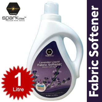 Picture of Sparkbliss Liquid Softener Lavender Infusion Clam Scent Brightener Fabric Conditioner & Long lasting Fragrance- 1Ltr