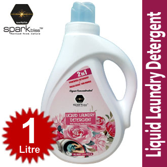 Picture of Spark Bliss Pink Liquid Laundry Detergent/Cloth Wash - 1Ltr