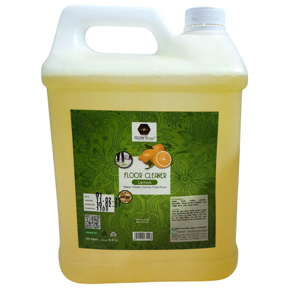 Picture of Spark bliss Floor Cleaner Lemon Natural Lemon Extract - 5Ltr