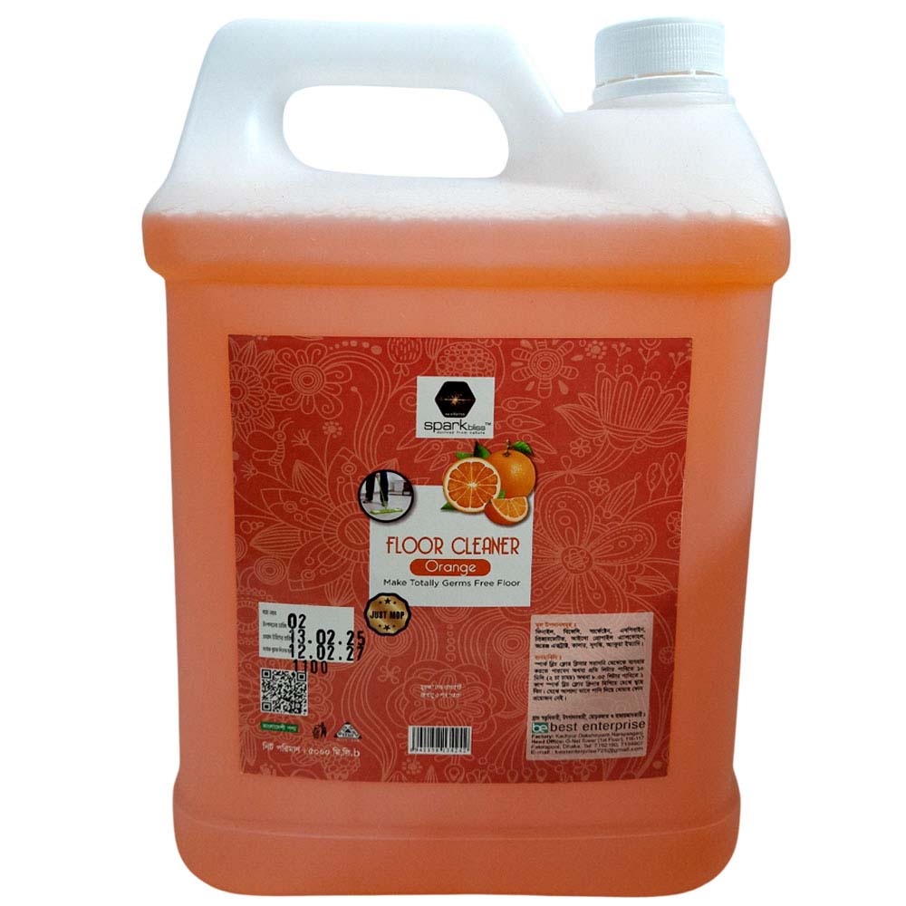 Picture of Spark bliss Floor Cleaner Liquid Orange - 5Ltr