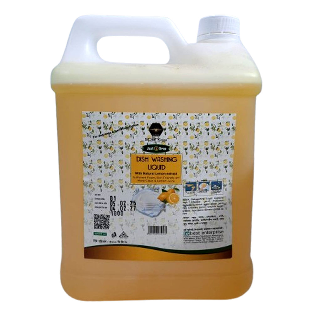 Picture of Spark bliss Dish Wash Liquid Lemon Yellow 5Ltr