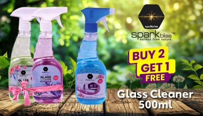 Picture of Big Offer Buy-2 Get-1 Free Glass Cleaner (Blue,Spring,Lavender)-450ml