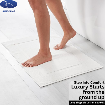Buy long-sing-luxury-cotton-bath-mat at price in Bangladesh