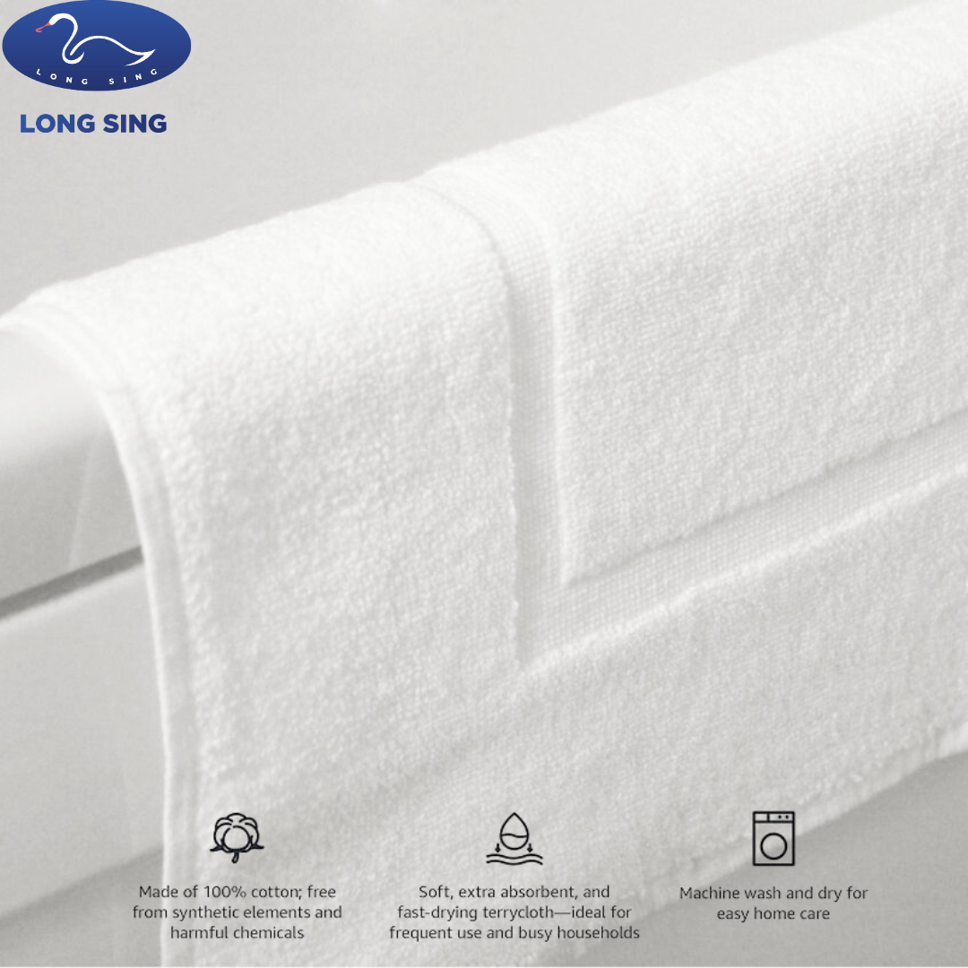 Buy long-sing-luxury-cotton-bath-mat at price in Bangladesh