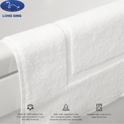 Buy long-sing-luxury-cotton-bath-mat at price in Bangladesh