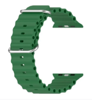 Picture of Ocean Band Compatible with for Apple Watch Band 42mm 44mm 45mm 49mm for Women Men, Adjustable Loop Silicone Waterproof Sport Strap for iWatch Series Ultra/8/7/6/5/4/3 ( only belt )