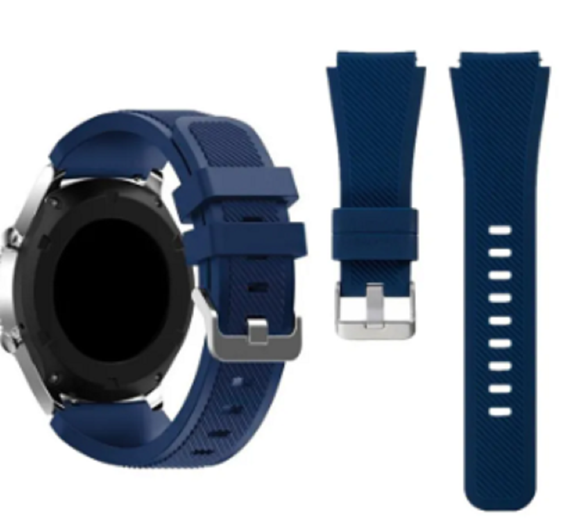 Picture of Soft Silicone Strap For Galaxy Watch-46mm Active Gear-S3 46 Frontier Active 2 22mm strap