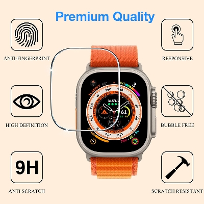 Picture of 49mm 3D Film Screen Protector For iWatch ultra, , DT 8 Ultra, Watch 8 Ultra,MT 8 Ultra, S8 Max Ultra, S8 Ultra, GS 8 Ultra, N8 Ultra