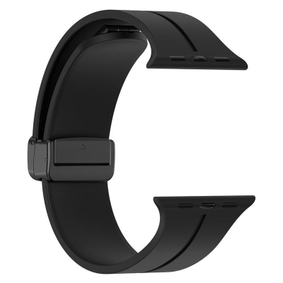 Picture of Magnetic Buckle Strap For Apple watch band 42MM/44MM/45MM/49mm Silicone Wristband