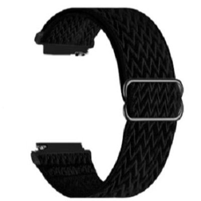 Picture of 22mm Adjustable Stretch Braided Sport Elastic Nylon Wristband Strap For Smartwatch