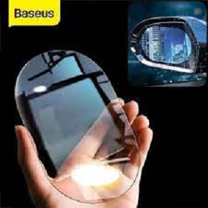 Picture of Baseus 2 Pcs 0.15mm Car Rearview Mirror Universal Auto Window Clear Film Anti Fog Window Foils Rainproof Protective Car Sticker Color Transparent